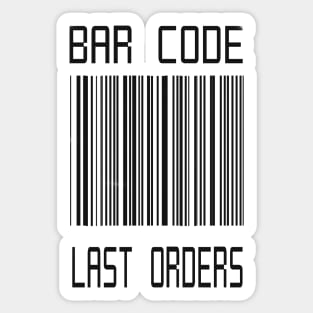 Crypto Matrix Bar Code Charger Sticker